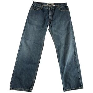 Levi's 559 Authentic Relaxed Fit Straight Leg Jeans Mens 36x32 Blue Denim Cotton